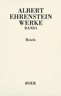 Werke I: Briefe