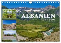 Albanien - wild, authentisch, abenteuerlich (Wandkalender 2026 DIN A4 quer), CALVENDO Monatskalender