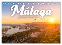 Málaga - Eine Perle in Andalusien. (Tischkalender 2025 DIN A5 quer), CALVENDO Monatskalender