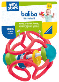 ministeps baliba Rasselball rot - ab 3 Monate