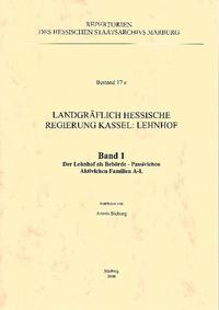 Landgräflich hessische Regierung Kassel : Lehnhof. Bestand 17 c.