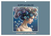 Kopfschmuck - extravagant und voller Fantasie (Wandkalender 2025 DIN A2 quer), CALVENDO Monatskalender