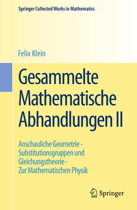 Gesammelte Mathematische Abhandlungen II