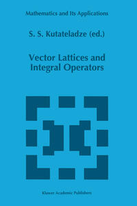 Vector Lattices and Intergal Operators