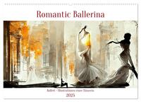 Romatic Ballerina (Wandkalender 2025 DIN A2 quer), CALVENDO Monatskalender