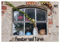 Fenster und Türen (Tischkalender 2025 DIN A5 quer), CALVENDO Monatskalender