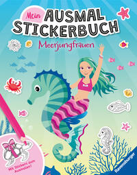 Mein Ausmalstickerbuch - Meerjungfrauen