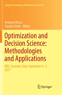 Optimization and Decision Science: Methodologies and Applications