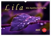 Lila - die mystische Farbe (Wandkalender 2025 DIN A3 quer), CALVENDO Monatskalender