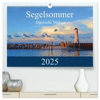 Segelsommer - Dänische Südsee (hochwertiger Premium Wandkalender 2025 DIN A2 quer), Kunstdruck in Hochglanz