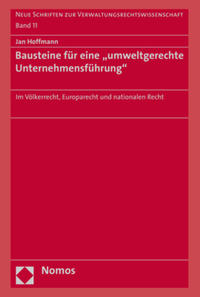 Bausteine für eine "umweltgerechte Unternehmensführung"