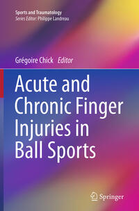 Acute and Chronic Finger Injuries in Ball Sports