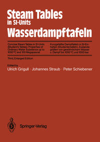 Steam Tables in SI-Units / Wasserdampftafeln