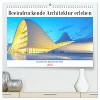 Beeindruckende Architektur erleben (hochwertiger Premium Wandkalender 2025 DIN A2 quer), Kunstdruck in Hochglanz