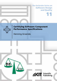 Certifying Software Component Performance Specifications