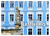 Reiseziel Bamberg (Tischkalender 2025 DIN A5 quer), CALVENDO Monatskalender