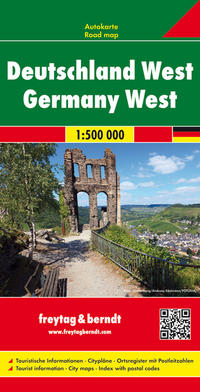 Deutschland West, Autokarte 1:500.000