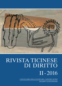 Rivista ticinese di diritto II-2016