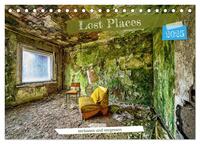 Lost Places - verlassen und vergessen (Tischkalender 2025 DIN A5 quer), CALVENDO Monatskalender