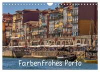 Farbenfrohes Porto (Wandkalender 2025 DIN A4 quer), CALVENDO Monatskalender