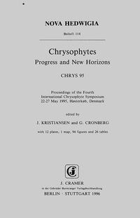 Chrysophytes. Progress and New Horizons. CHRYS 95