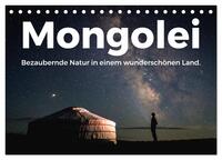 Mongolei - Bezaubernde Natur in einem wunderschönen Land. (Tischkalender 2025 DIN A5 quer), CALVENDO Monatskalender