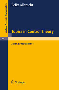 Topics in Control Theory