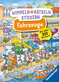 Wimmeln, Rätseln, Stickern: Fahrzeuge