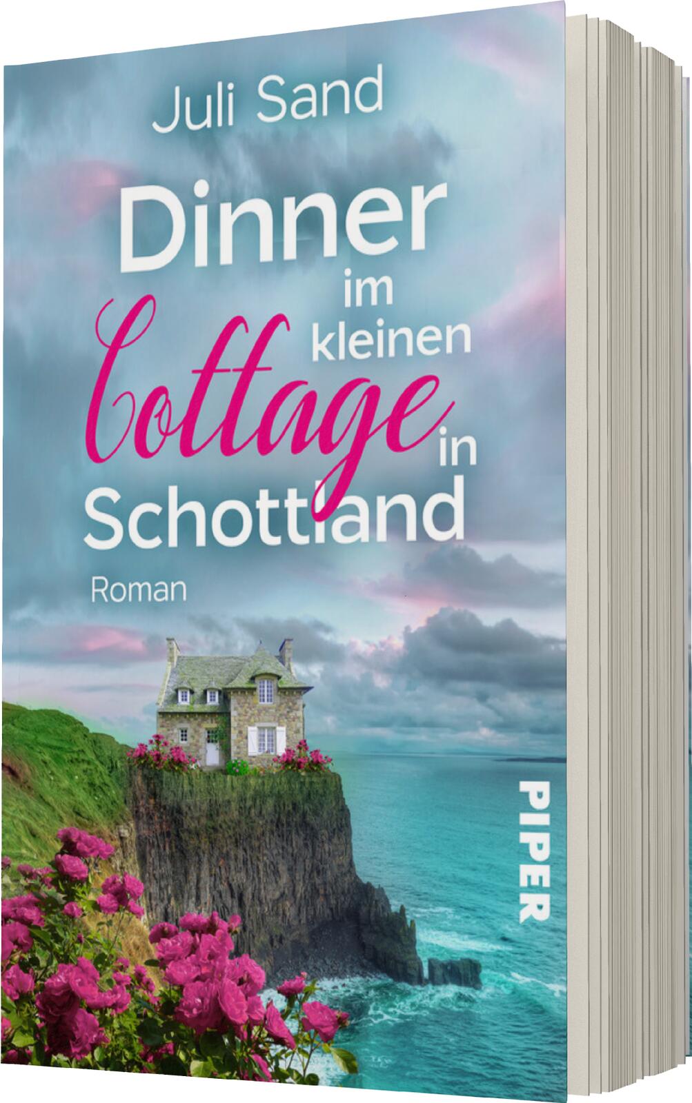 Dinner im kleinen Cottage in Schottland