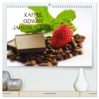 Kaffee Genuss Jahreskalender (hochwertiger Premium Wandkalender 2025 DIN A2 quer), Kunstdruck in Hochglanz