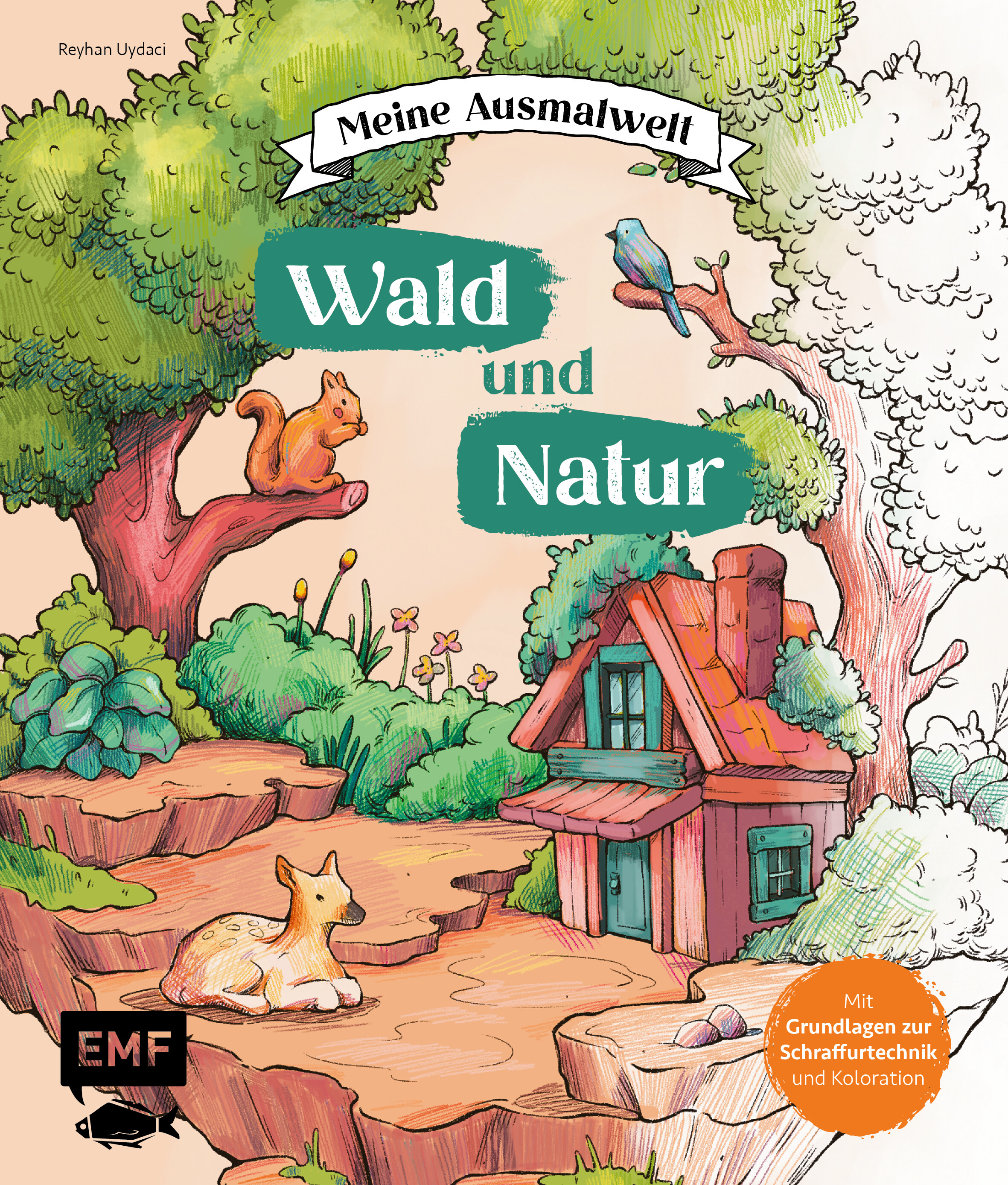 Meine Ausmalwelt: Wald und Natur