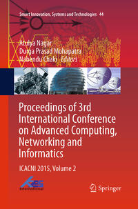 Proceedings of 3rd International Conference on Advanced Computing, Networking and Informatics