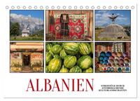 Albanien - Streifzüge durch atemberaubende Kulturlandschaften (Tischkalender 2025 DIN A5 quer), CALVENDO Monatskalender