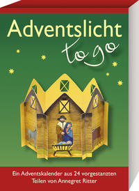 Adventslicht - to go. Ein Adventskalender aus 24 vorgestanzten Teilen