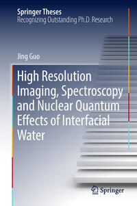 High Resolution Imaging, Spectroscopy and Nuclear Quantum Effects of Interfacial Water