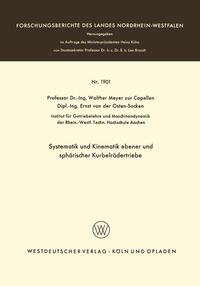 Systematik und Kinematik ebener und sphärischer Kurbelrädertriebe