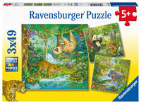 Children's puzzle 3x49 Teile - Im Urwald