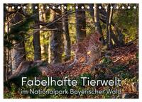 Fabelhafte Tierwelt im Nationalpark Bayerischer Wald (Tischkalender 2025 DIN A5 quer), CALVENDO Monatskalender