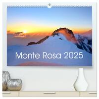 Monte Rosa (hochwertiger Premium Wandkalender 2025 DIN A2 quer), Kunstdruck in Hochglanz