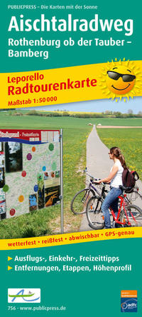 Aischtalradweg, Rothenburg ob der Tauber - Bamberg