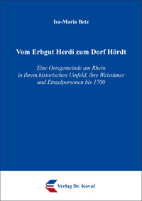 Vom Erbgut Herdi zum Dorf Hördt