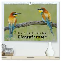 Europäische Bienenfresser (hochwertiger Premium Wandkalender 2025 DIN A2 quer), Kunstdruck in Hochglanz