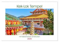 Kek-Lok Tempel mit farbenfrohen Eindrücken (Wandkalender 2025 DIN A2 quer), CALVENDO Monatskalender