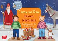 Emma und Paul feiern Nikolaus. Erzählschienen-Figurenset