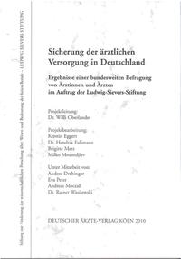 Sicherung der ärztlichen Versorgung in Deutschland