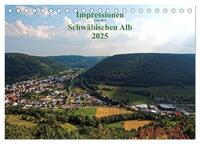 Impressionen von der Schwäbischen Alb (Tischkalender 2025 DIN A5 quer), CALVENDO Monatskalender