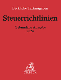 Steuerrichtlinien Gebundene Ausgabe 2024