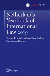 Netherlands Yearbook of International Law 2019