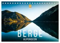 Berge. Alpenseen (Tischkalender 2025 DIN A5 quer), CALVENDO Monatskalender