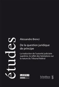 De la question juridique de principe